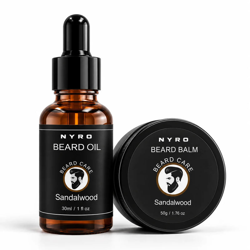 Huile & Baume - Peau rasée et barbe courte